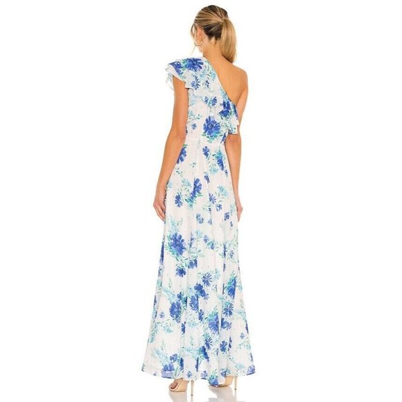 Yumi Kim Karen Maxi Dress Love Is King Ivory Blue Floral - Picture 4 of 6